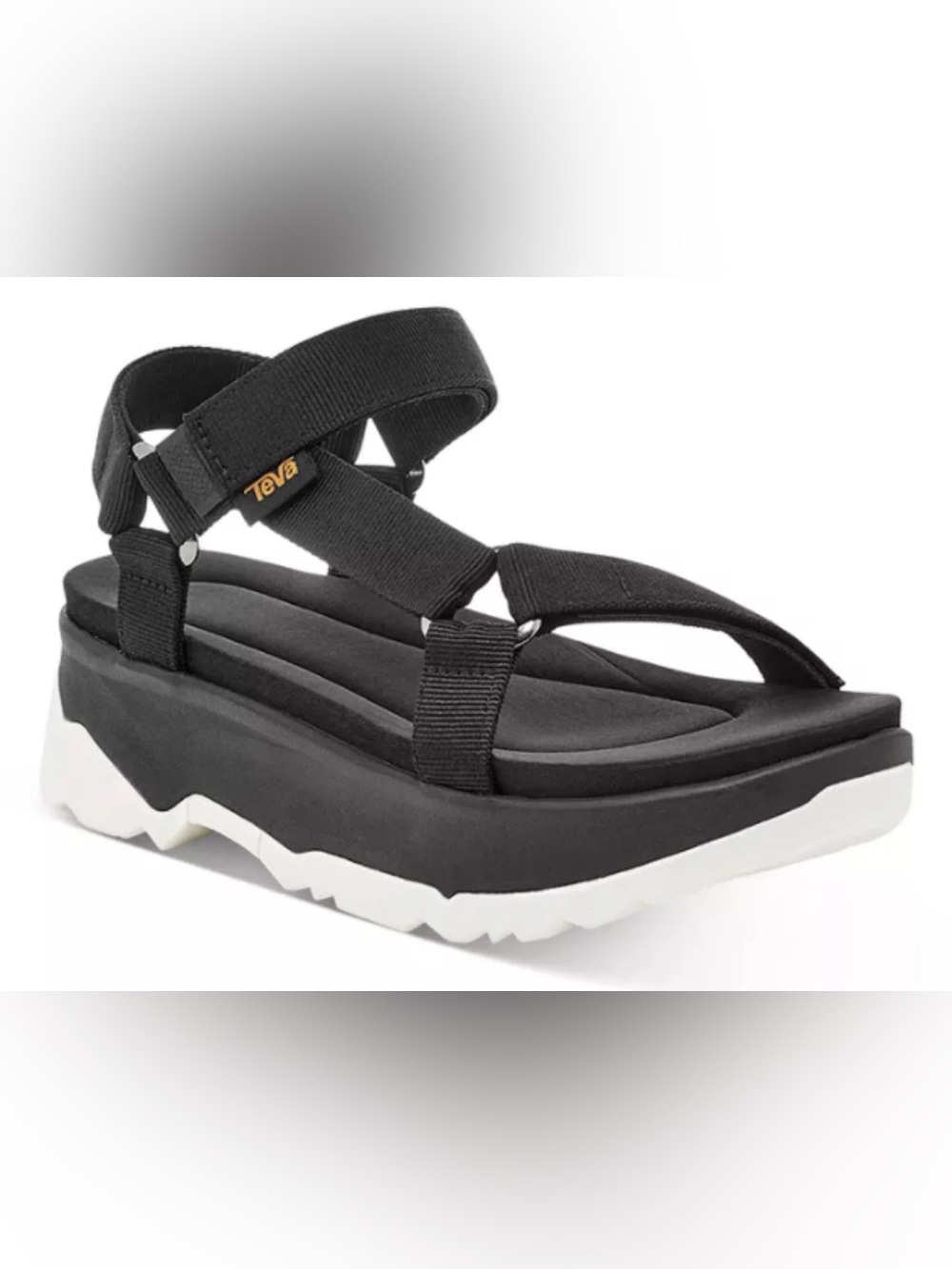 Teva Jadito Universal Platform Sandals Black Women’s Size 7